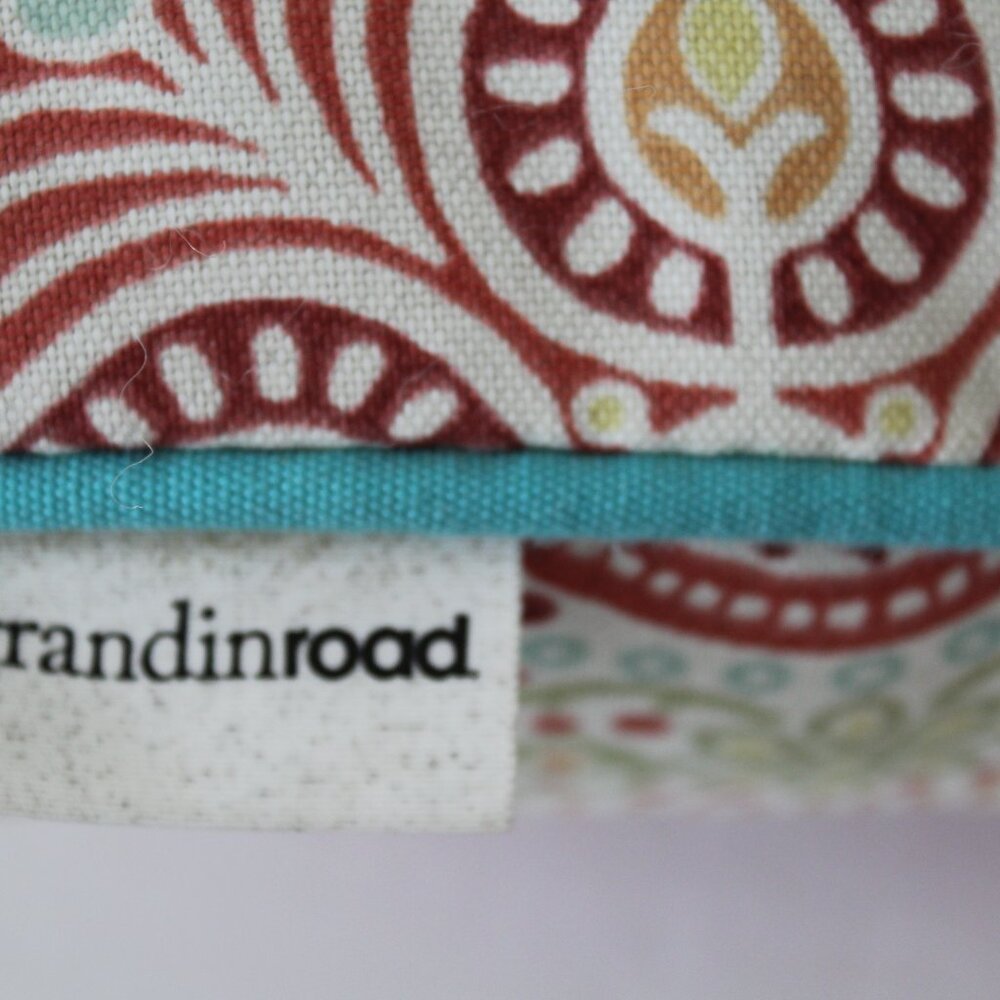 Grandinroad Janice Boho Paisley Indoor Outdoor Accent Pillow Set - Picture 13 of 15